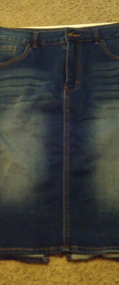 Blue jean skirt